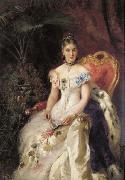 Konstantin Makovsky Portrait of Countess Maria Mikhailovna Volkonskaya Spain oil painting artist